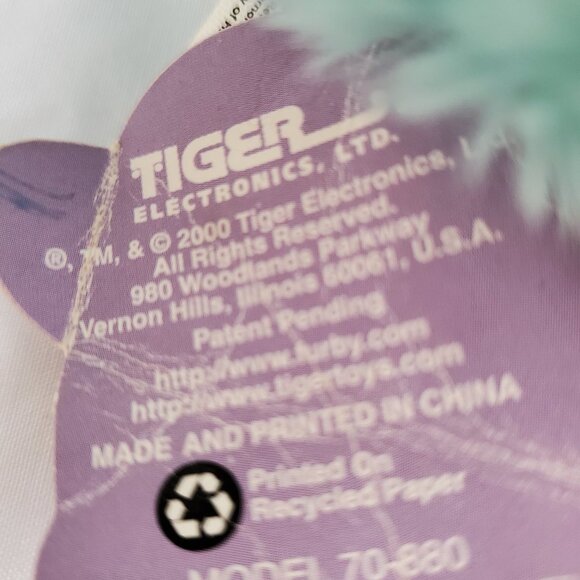 Vintage 2000 Spring Furby Hat Special Limited-Edition 70-880 Works - Picture 4 of 5